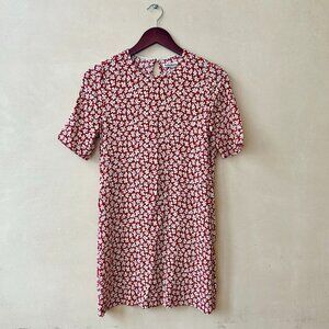 Reformation Red Floral Dress